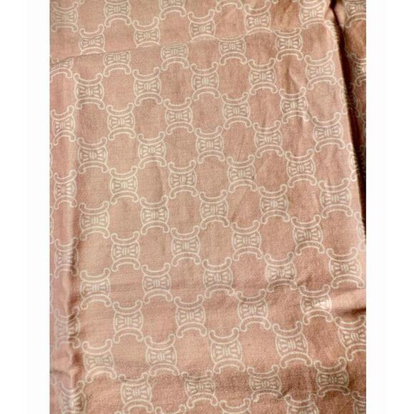 Celine Handkerchief Womens Pink Multi Equestrian Chain Triomphe Print Luxury - Picture 3 of 3